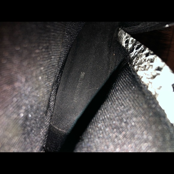 Boutique, Snake Print chunky heel Booties - Picture 5 of 6